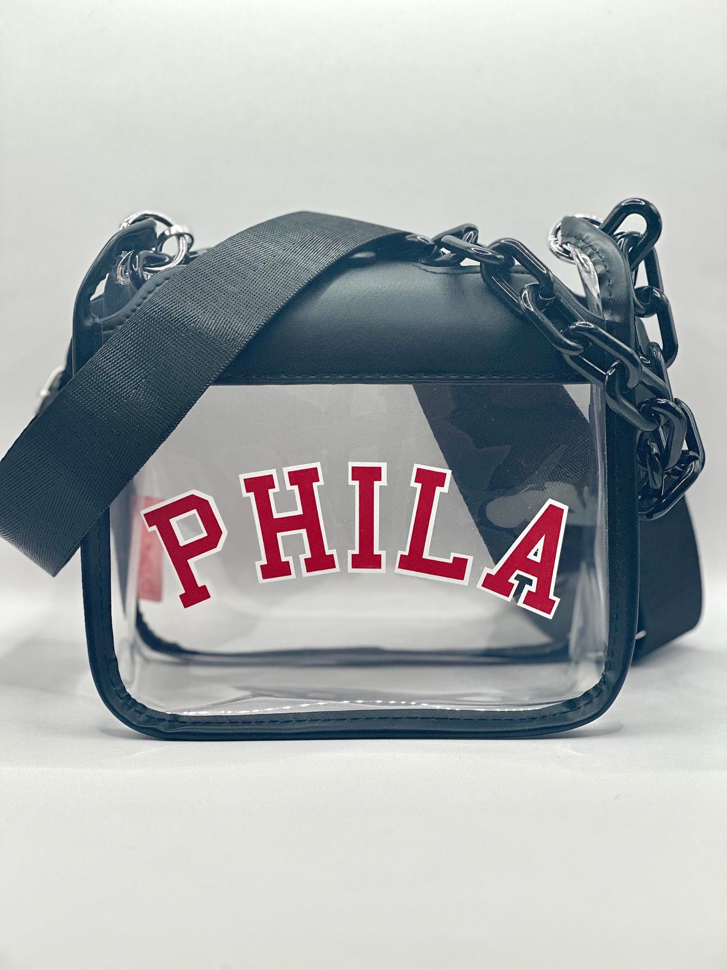 PHILA Clear Crossbody Bag | Stadium Approved