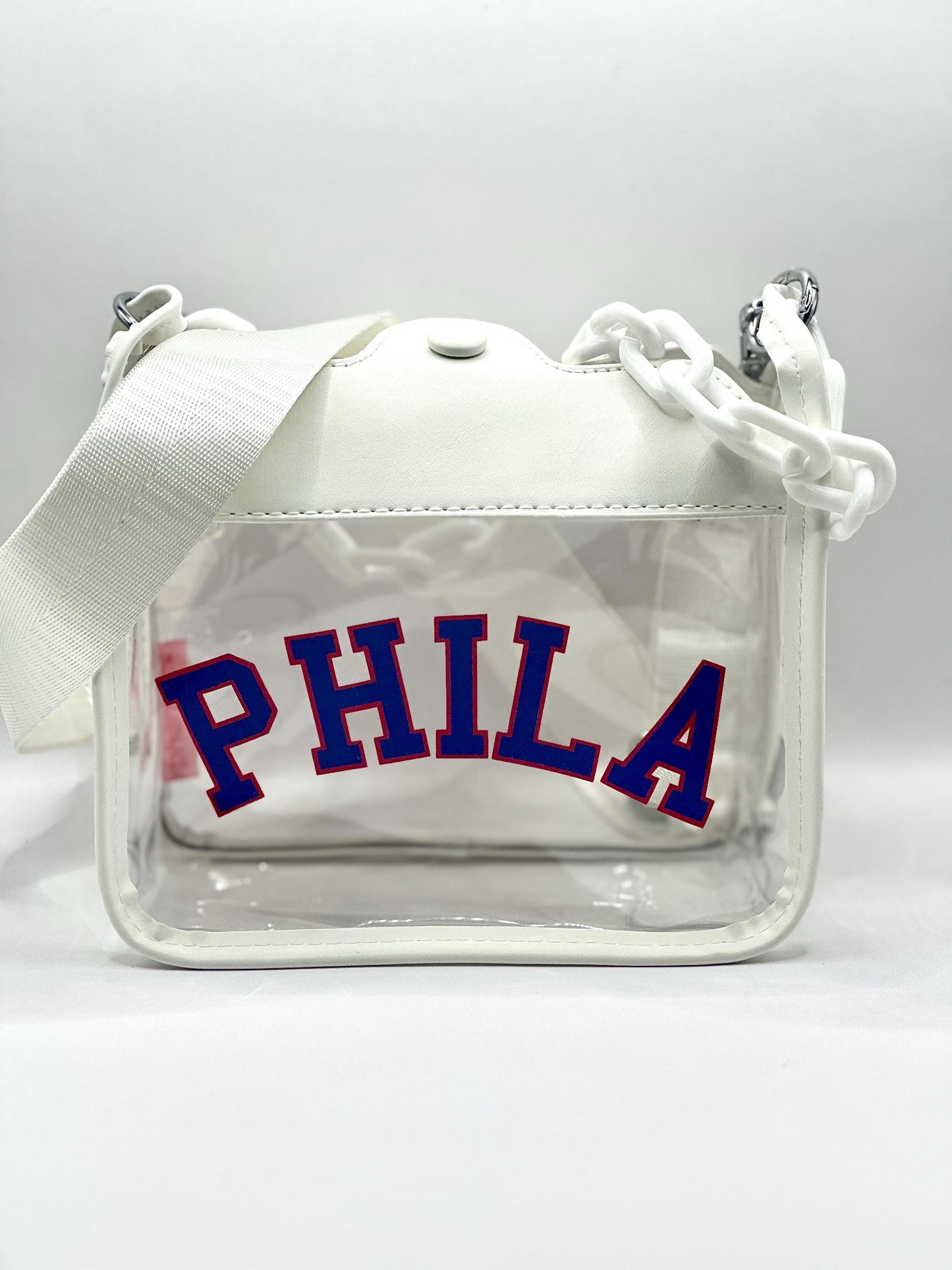 PHILA Clear Crossbody Bag | Stadium Approved