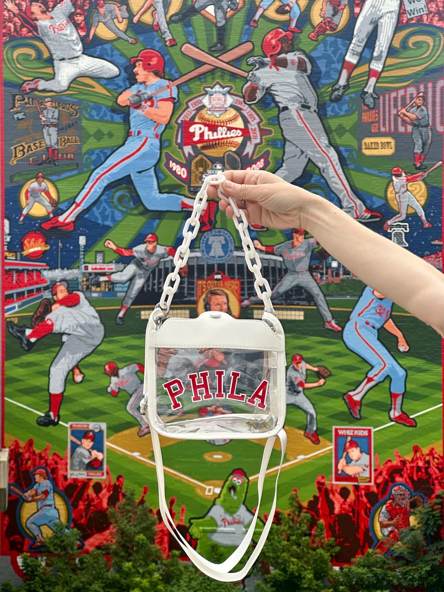 White / Red & White (College) Bag