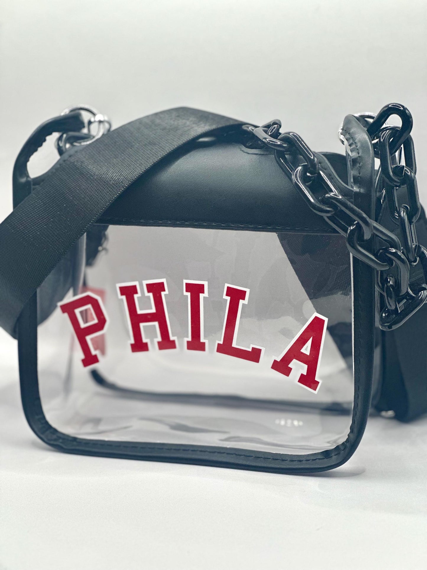 PHILA Clear Crossbody Bag | Stadium Approved
