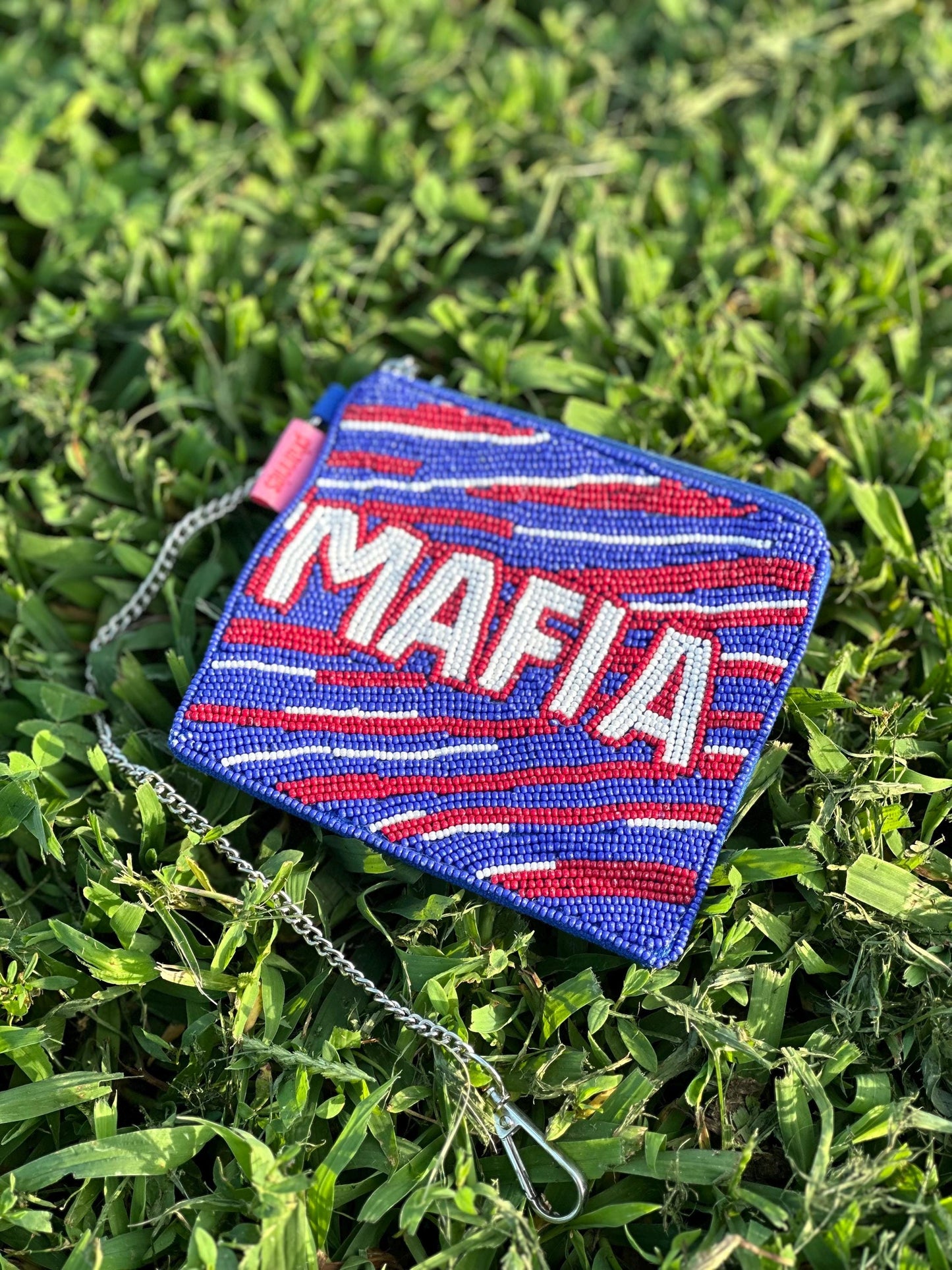 MAFIA Buffalo Beaded Coin Purse