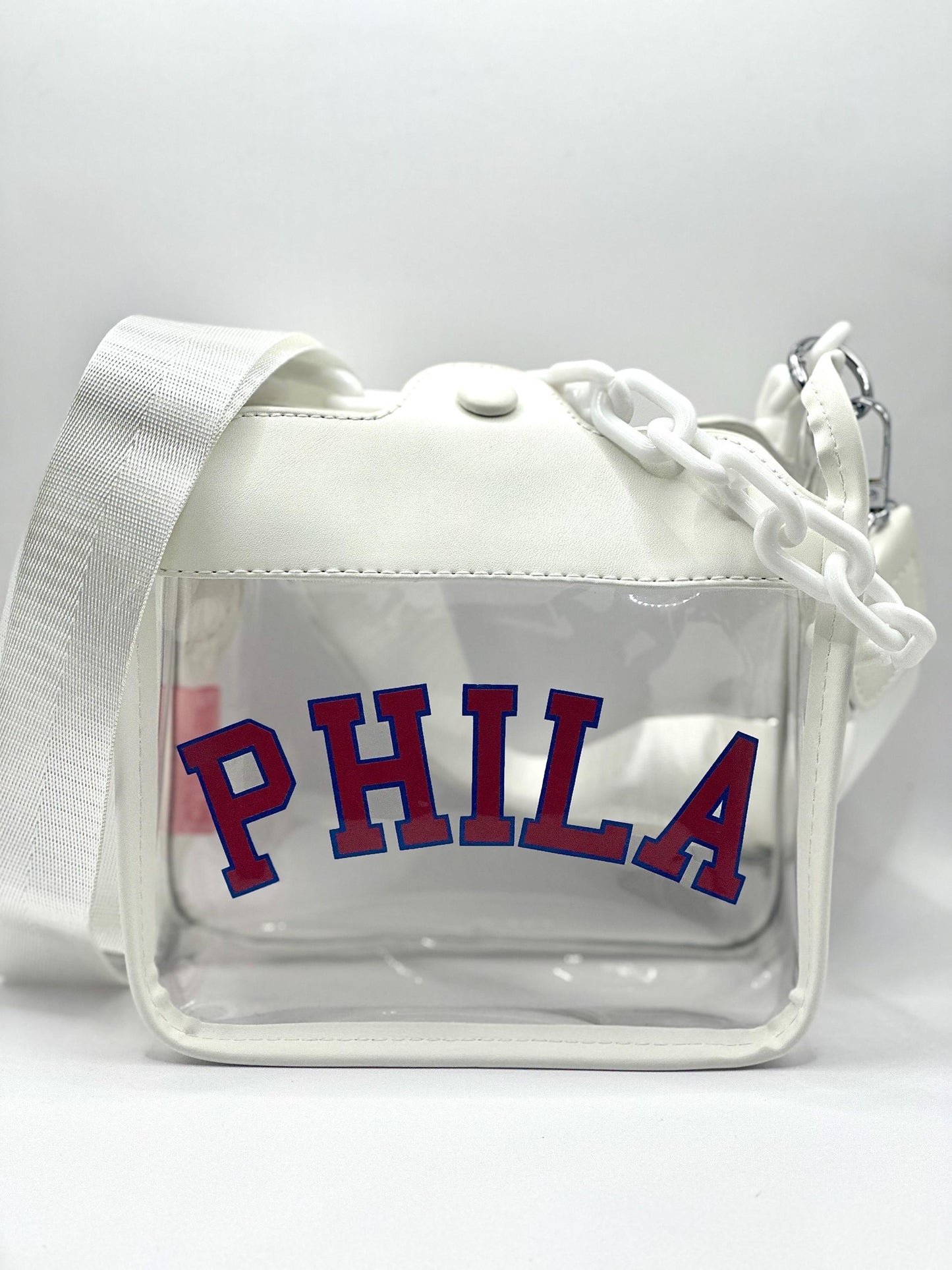 PHILA Clear Crossbody Bag | Stadium Approved