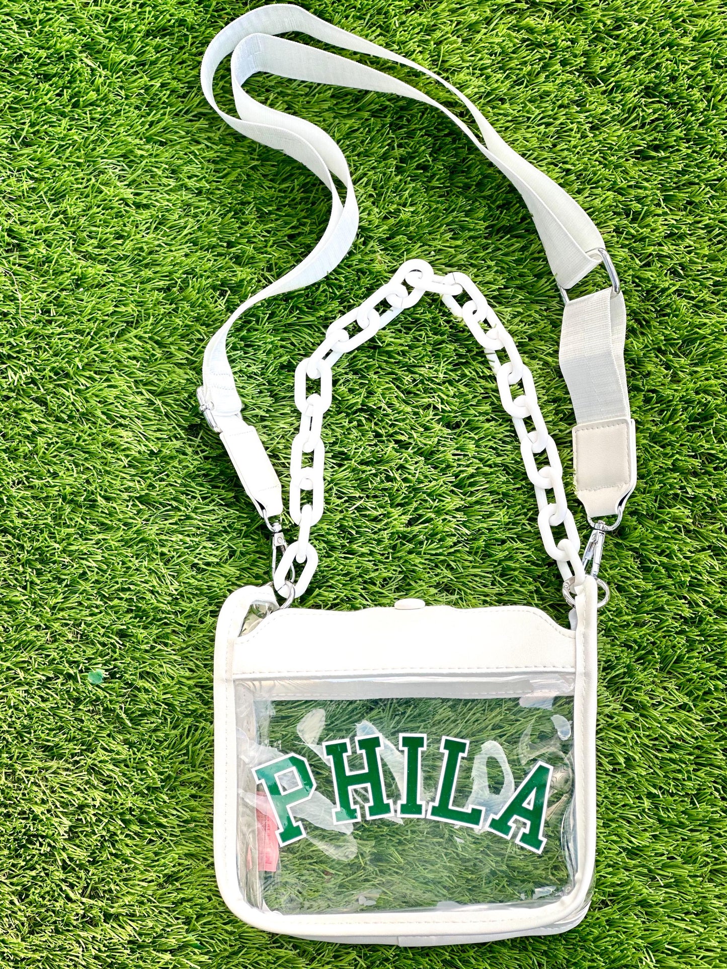PHILA Clear Crossbody Bag