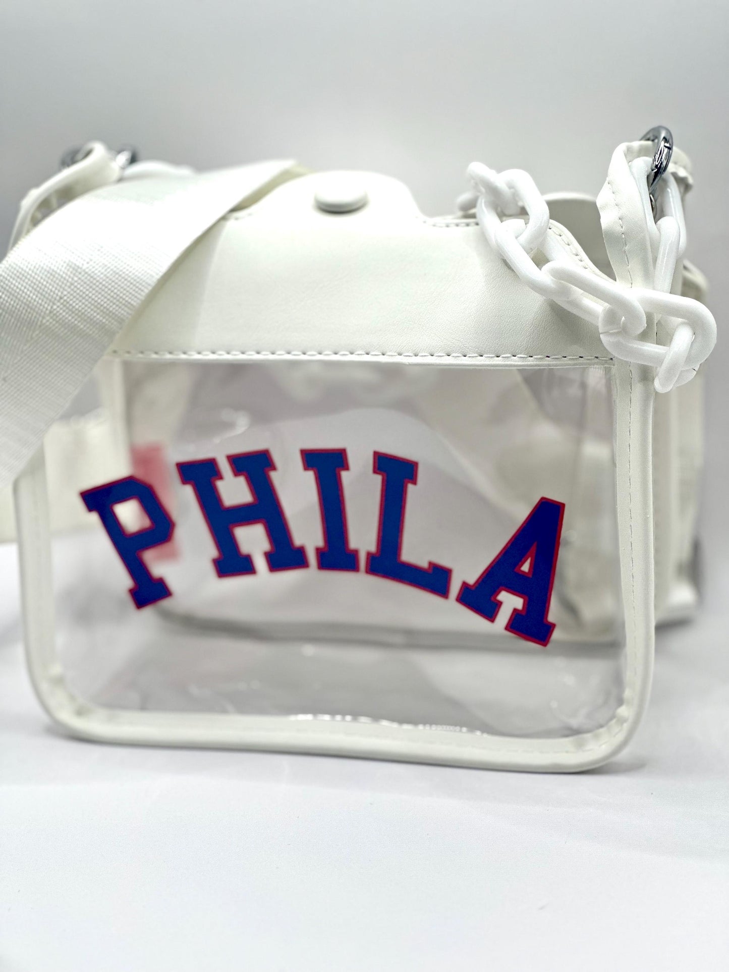 PHILA Clear Crossbody Bag | Stadium Approved