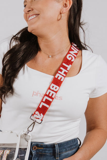 RING THE BELL Beaded Strap