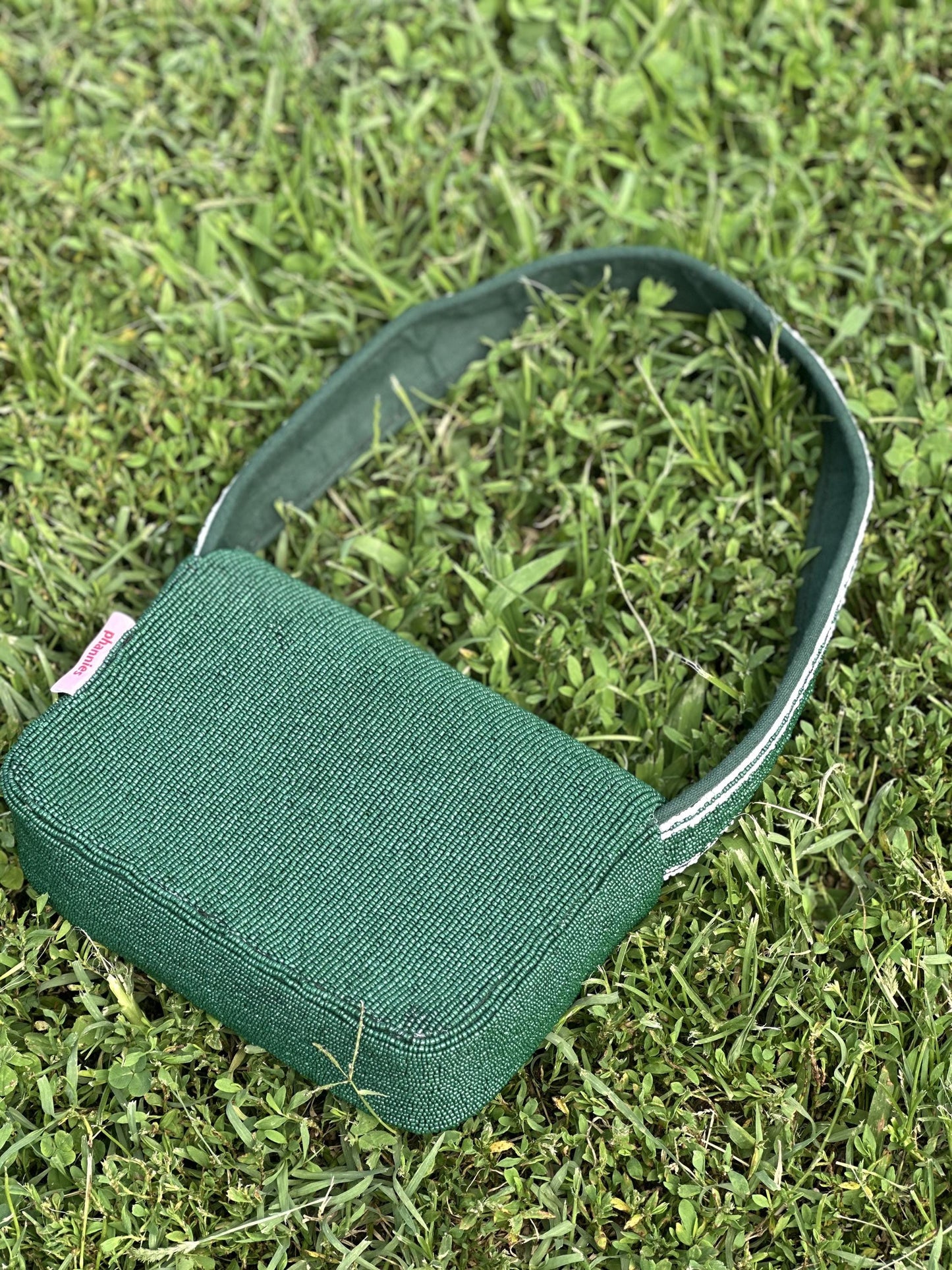 BIRDS Football Beaded Shoulder Bag
