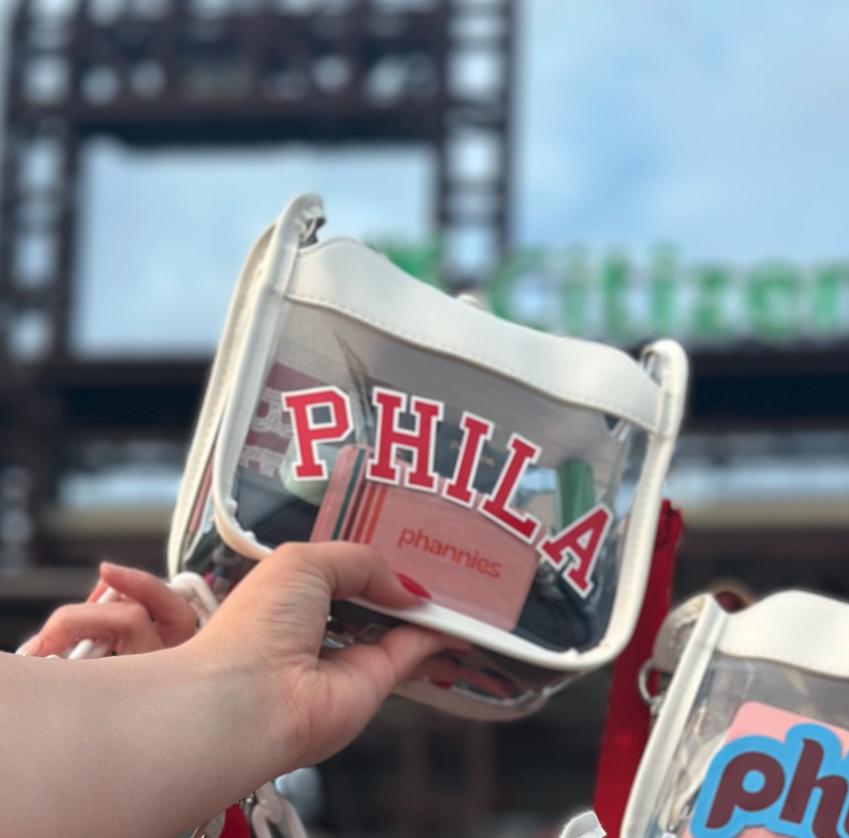 PHILA Clear Crossbody Bag | Stadium Approved