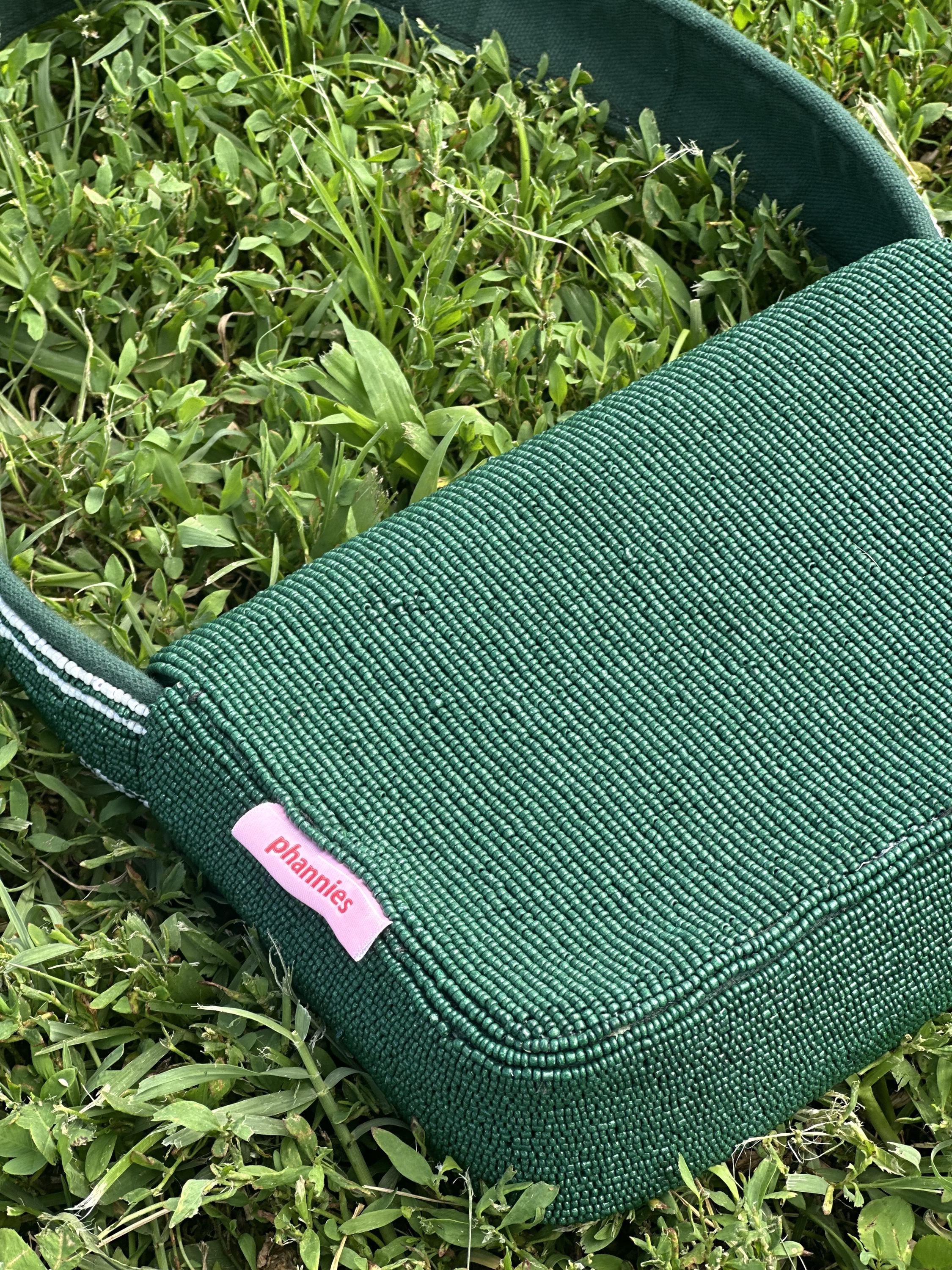 Philadelphia Football | Green 'BIRDS' Beaded Bag