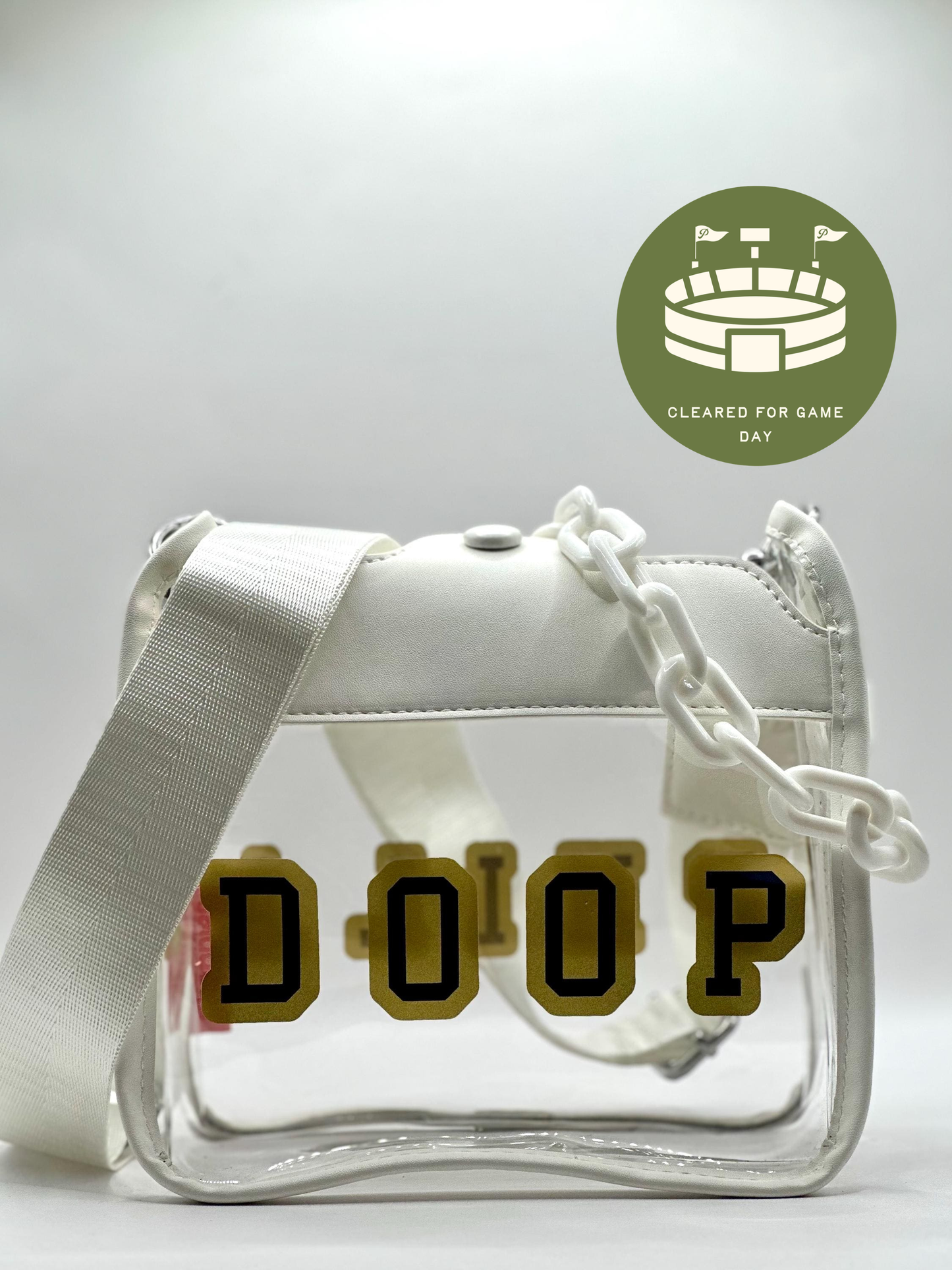 DOOP/PHILA Clear Crossbody Bag | Stadium Approved