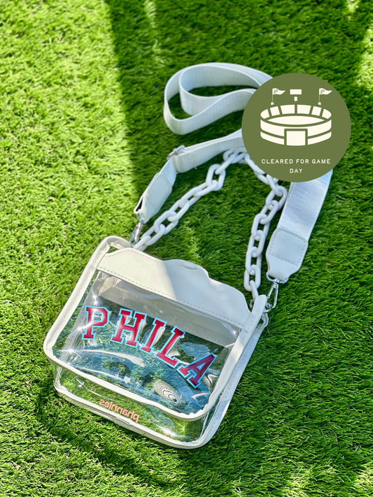 PHILA Clear Crossbody Bag | Stadium Approved