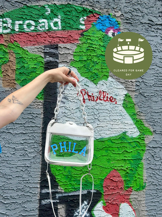 PHILA Clear Crossbody Bag | Stadium Approved