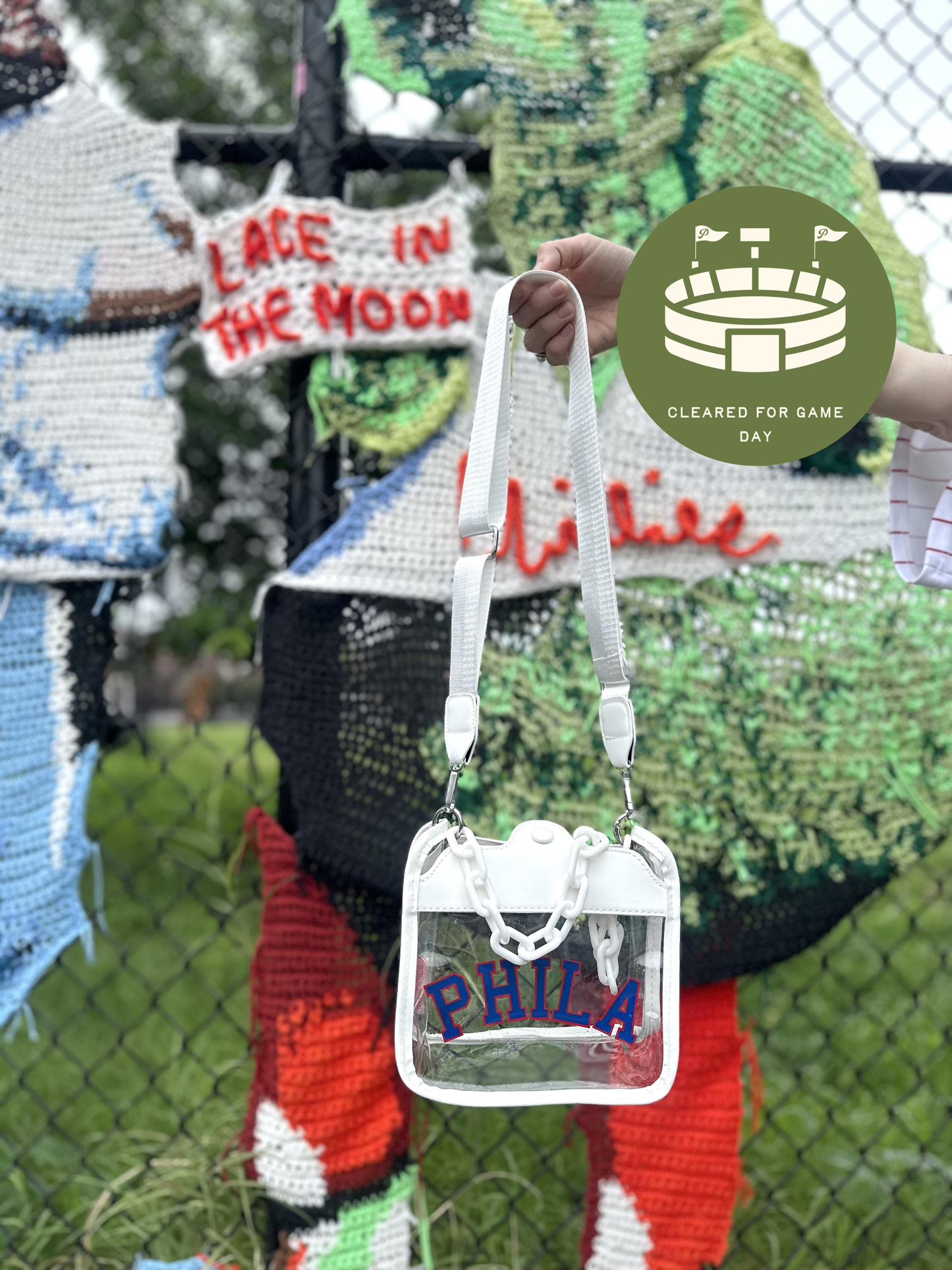 PHILA Clear Crossbody Bag | Stadium Approved