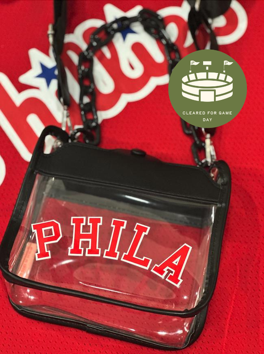 PHILA Clear Crossbody Bag | Stadium Approved