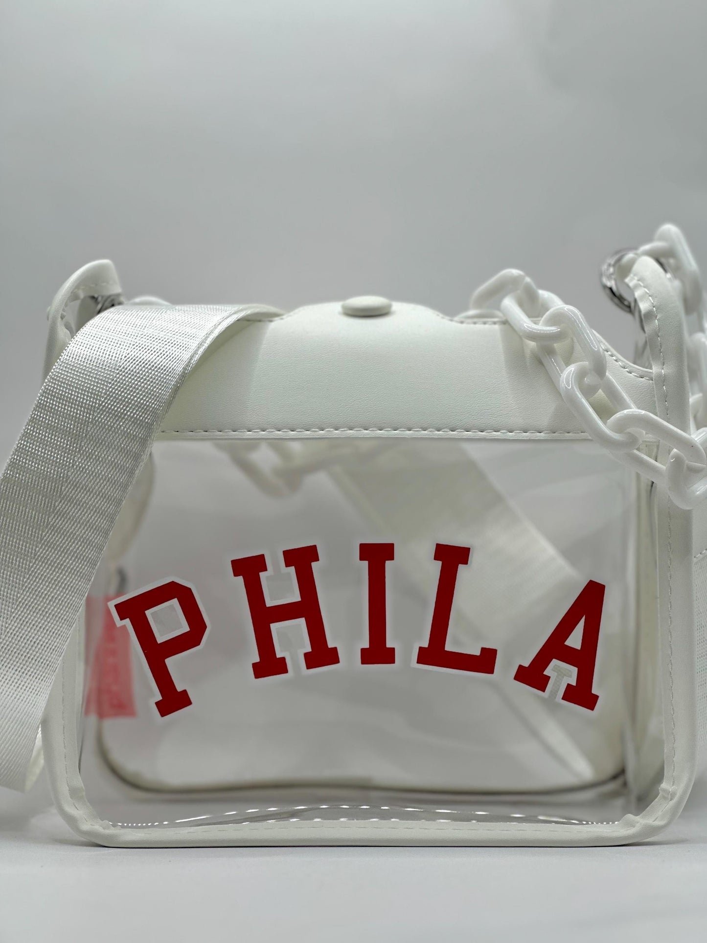 PHILA Clear Crossbody Bag | Stadium Approved