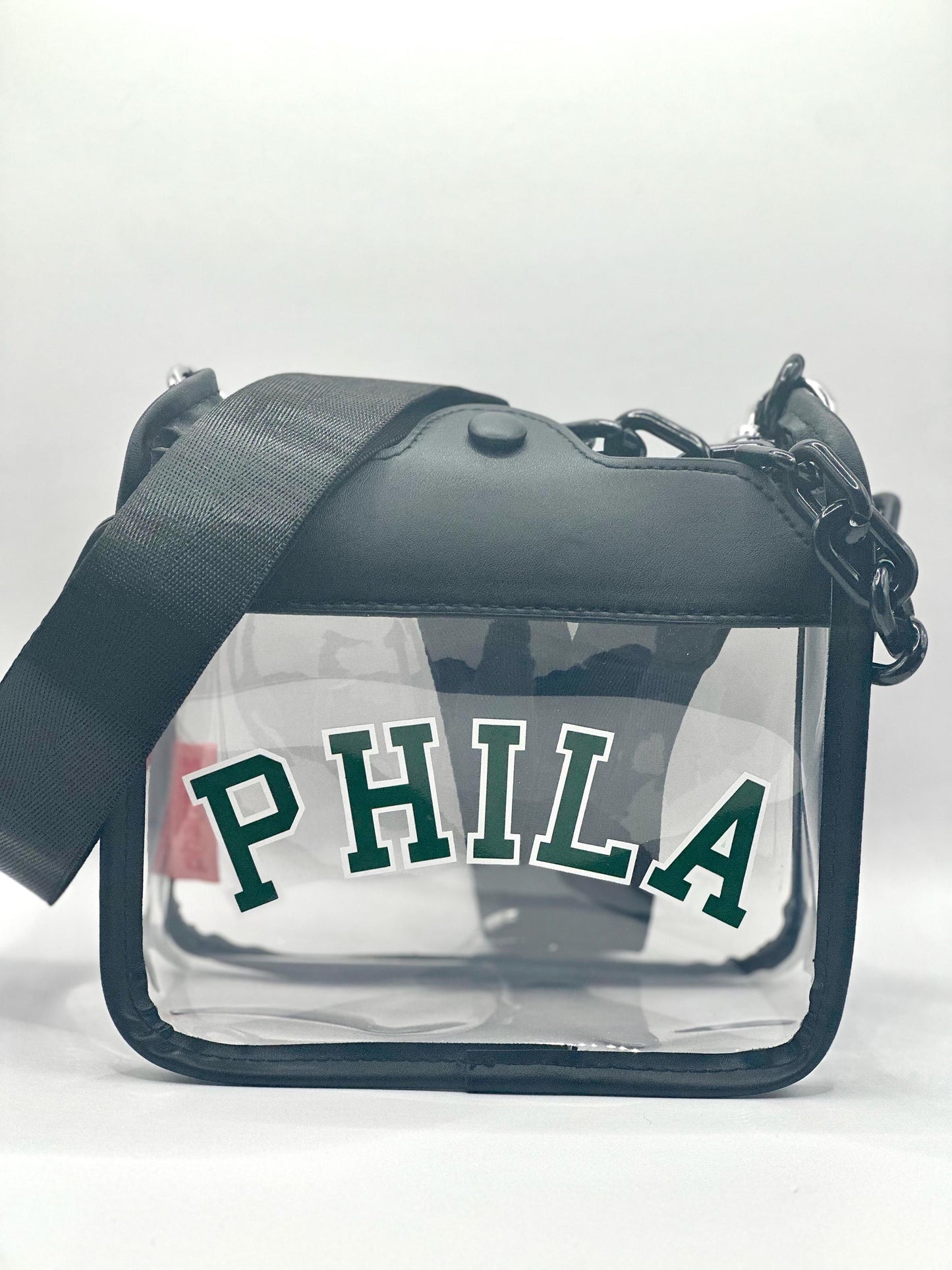 Black / Green & White Varsity Eagles Combo Bag