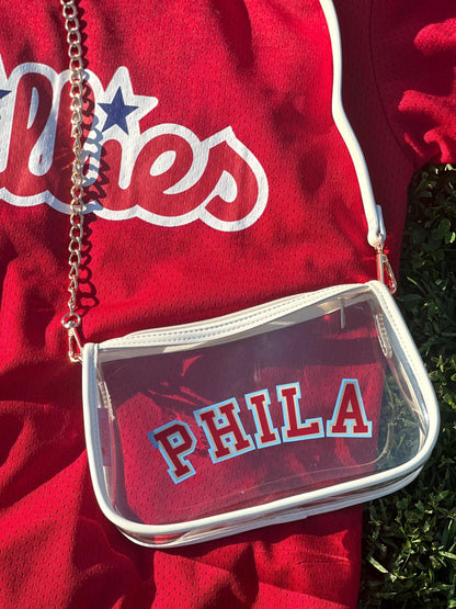 PHILA White Convertable Crossbody Purse