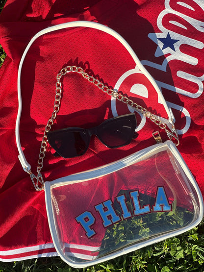 PHILA White Convertable Crossbody Purse