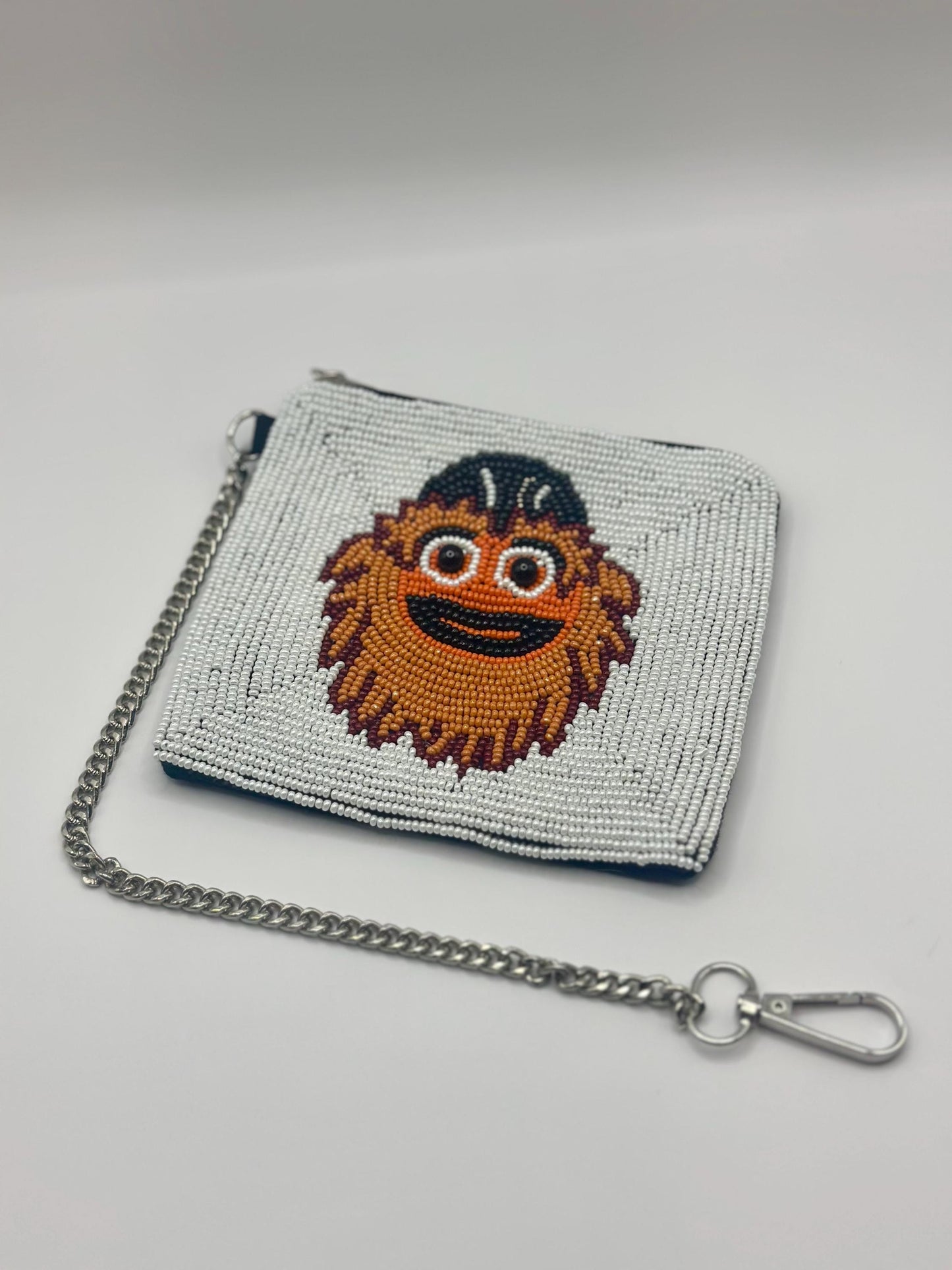 Philadelphia Mascot Beaded Coin Purse
