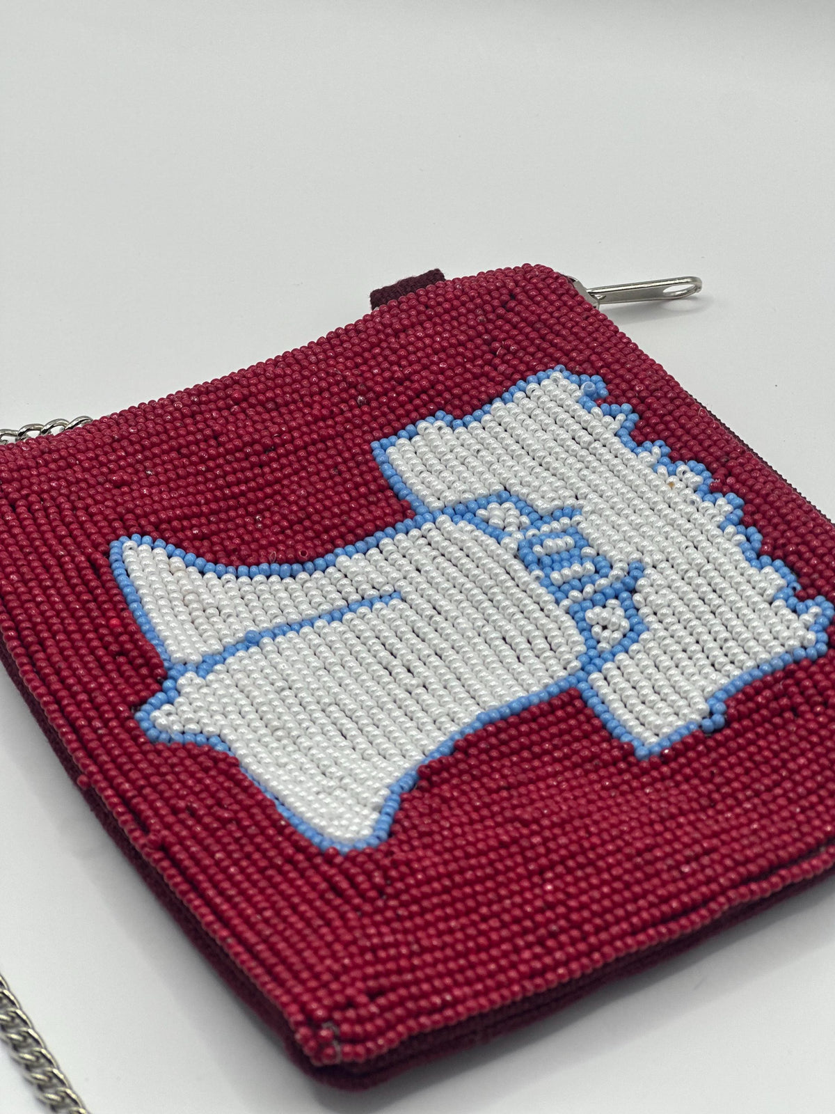 Liberty Bell Beaded Coin Purse