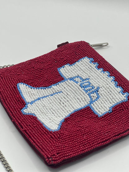 Liberty Bell Beaded Coin Purse