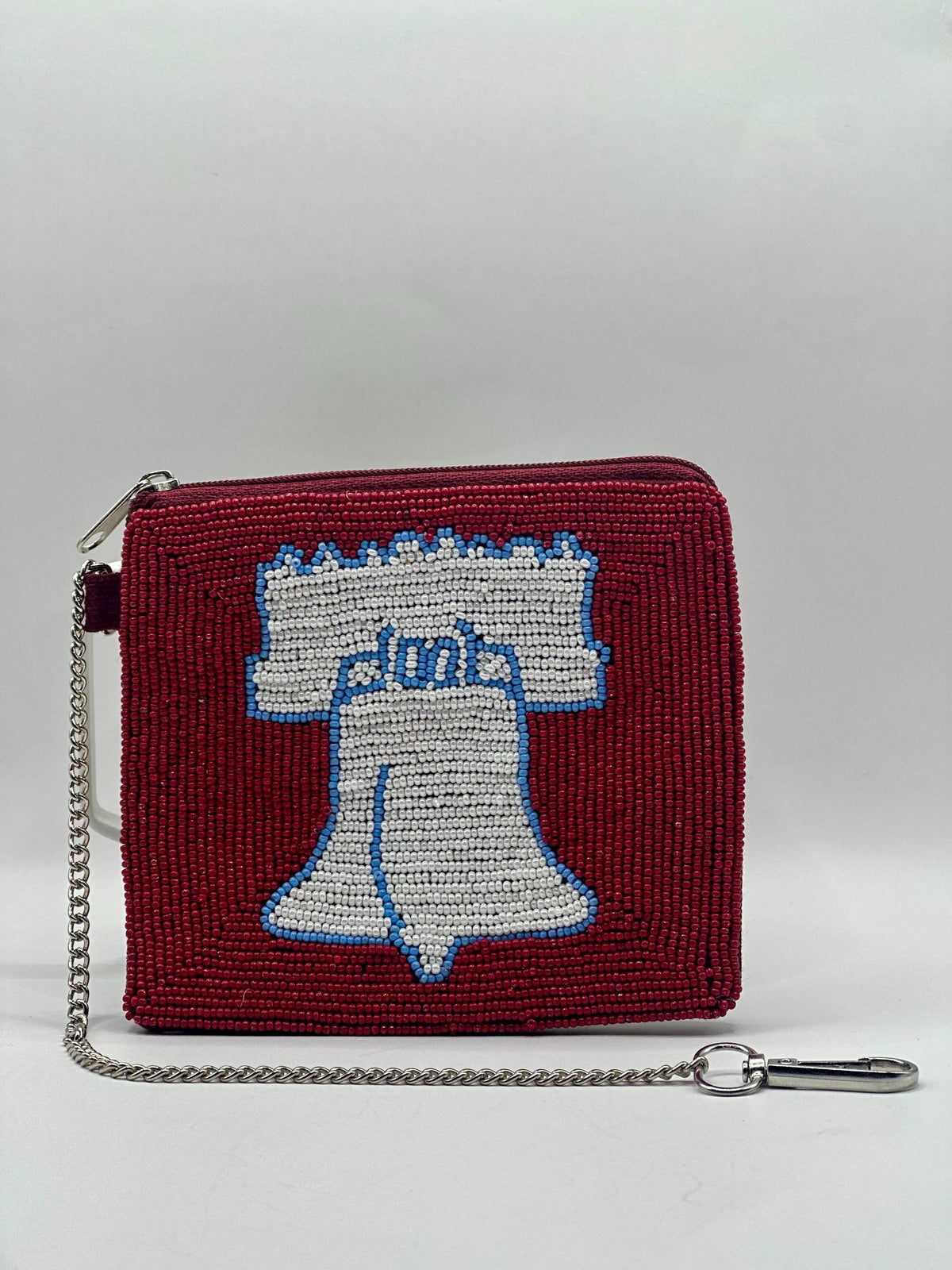 Liberty Bell Beaded Coin Purse