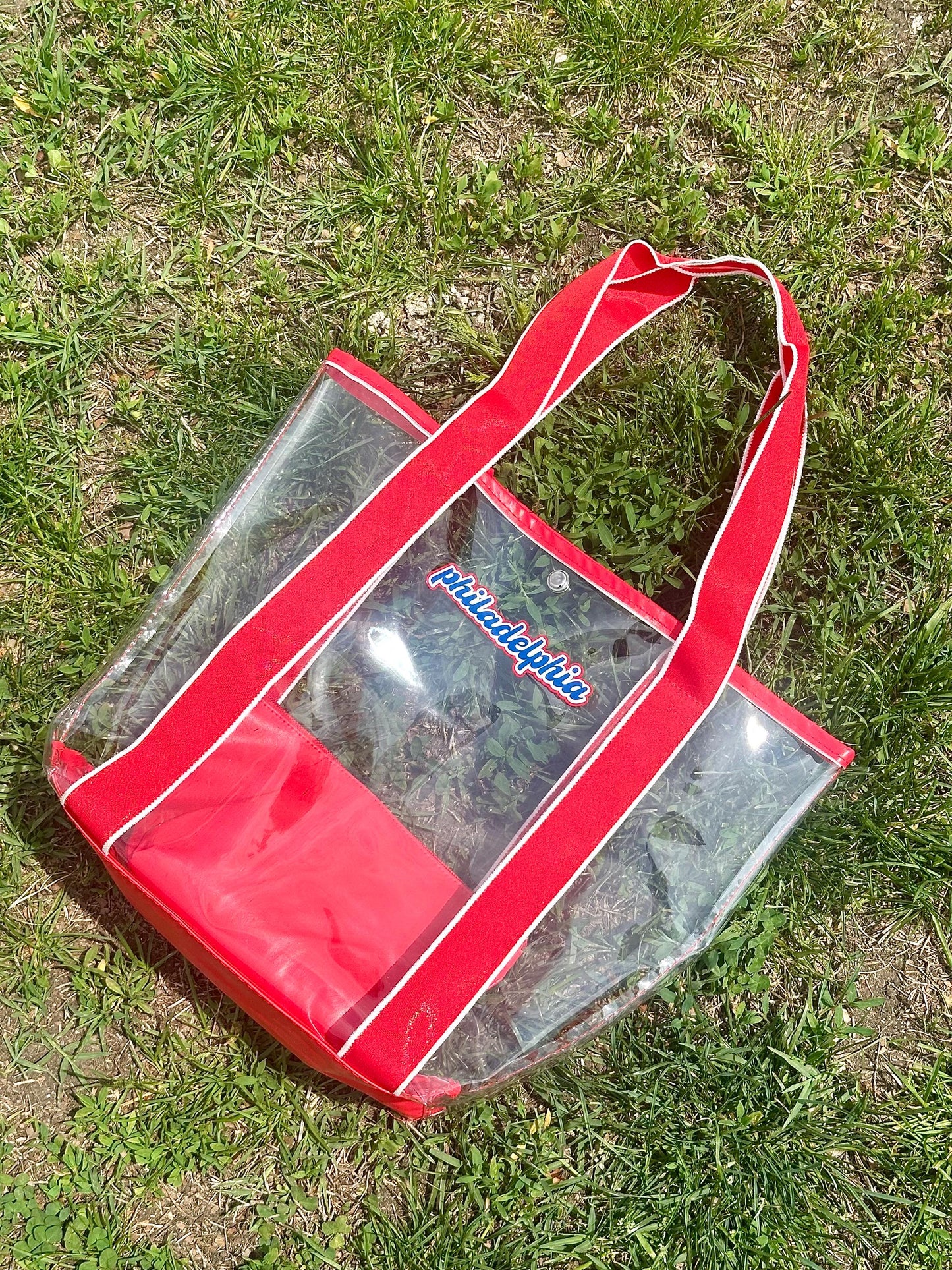 philadelphia Red Clear Carry-All Bag