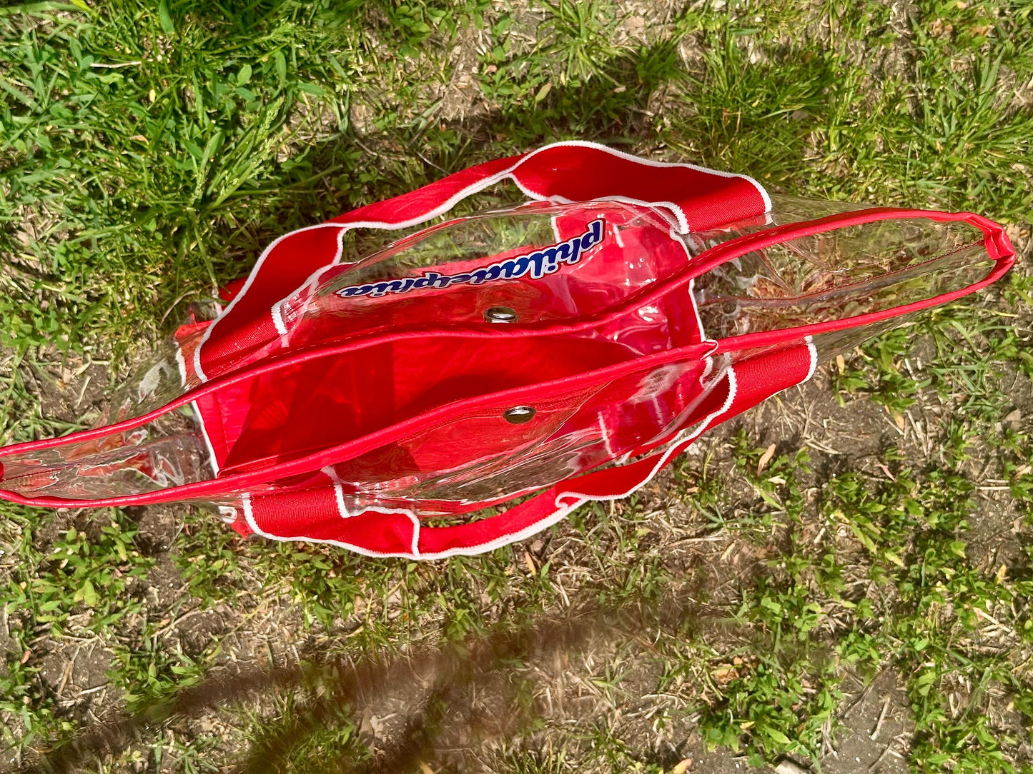 philadelphia Red Clear Carry-All Bag