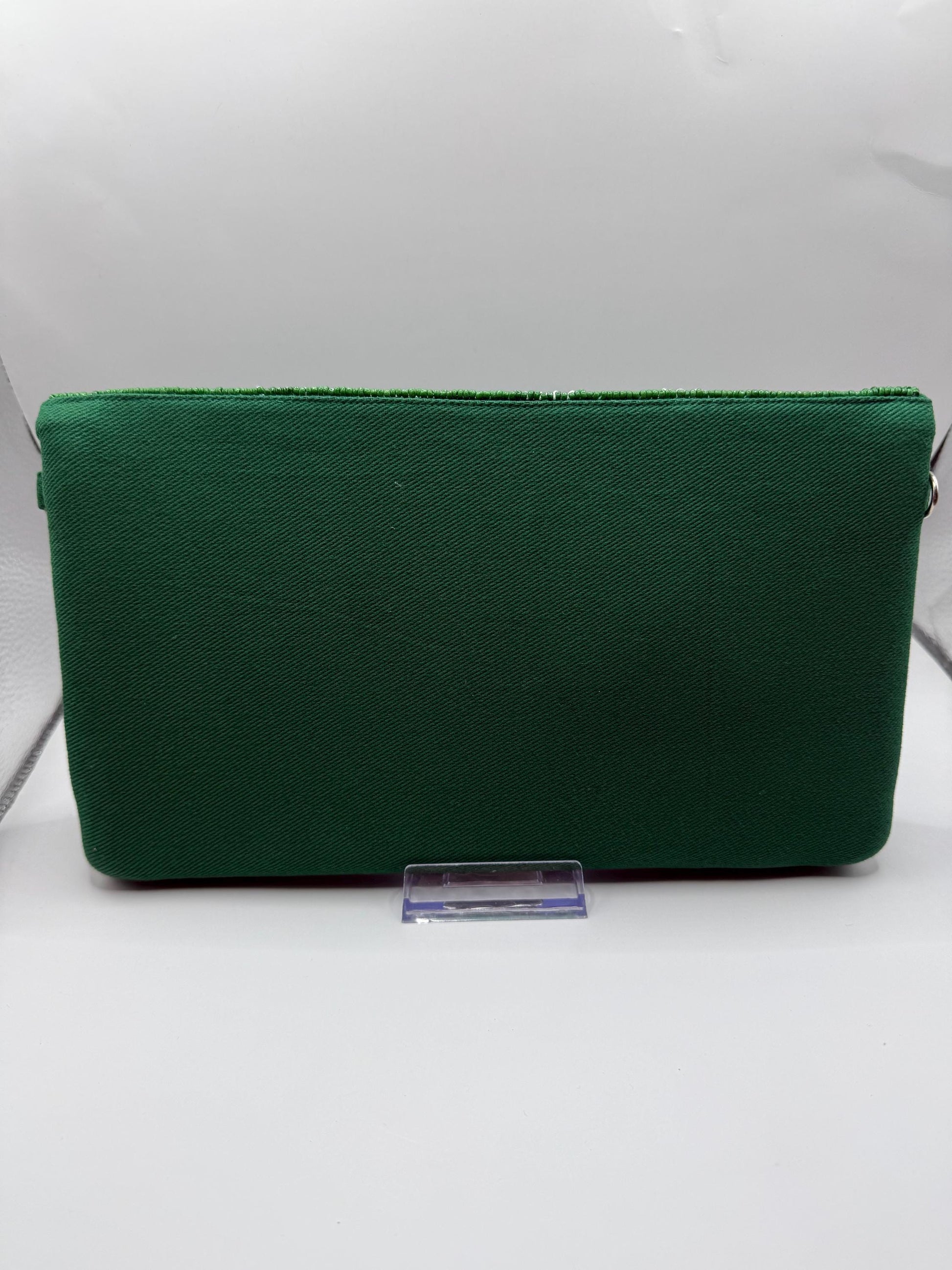 Philadelphia BIRDS Oversized Kelly Green Beaded Clutch | Game Day Fashion | NOT Stadium Approved
