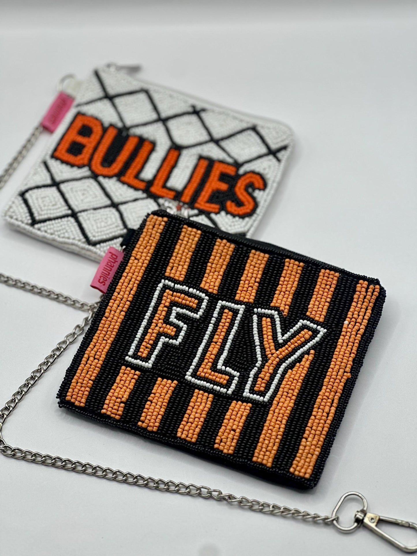 FLY Philadelphia Hockey Beaded Coin Purse | Stadium Approved | Handmade Game Day Bag | Quirky Philly Gift