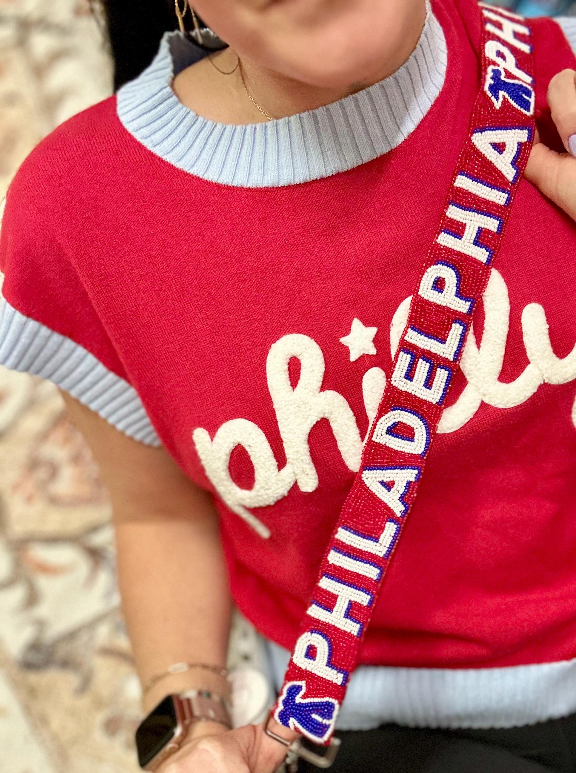 PHILADELPHIA Beaded Strap - Red White Blue